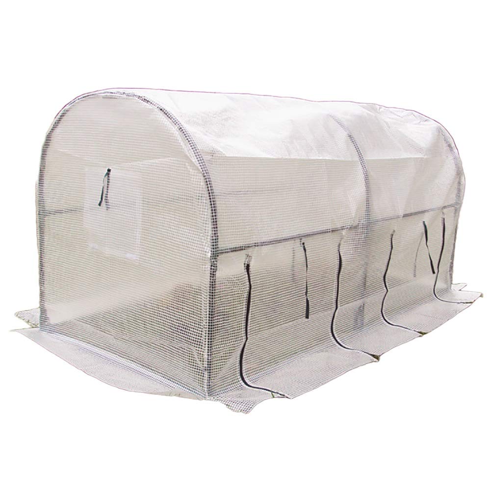 LXLA Mini Greenhouse - Portable 200x100x100cm Garden Greenhouse with Zipper Door & Windows for Flowers, Tomatoes, Vegetables | Perfect for Backyard, Balcony & Urban Gardening