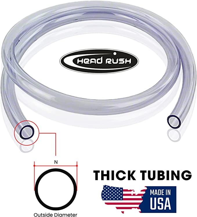 Head Rush Checkered Beer Bong - 2FT Long Tube Beer Funnel with Thick Flexible Hose - Fun Drinking Game Accessories for Adult Parties, Tailgates & College Events - Ultimate Beer Pong & Party Drinking Tool