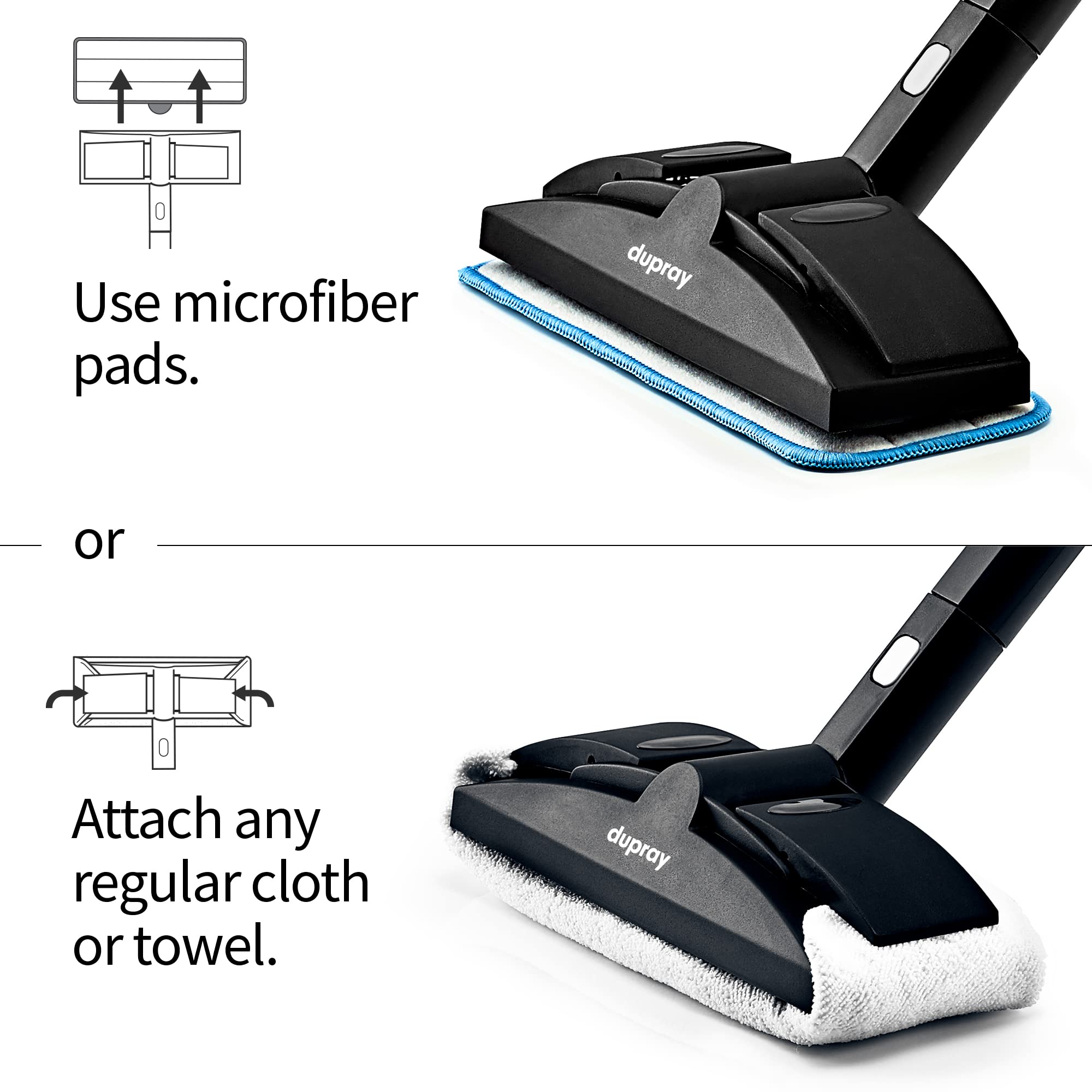 Dupray NEAT Multipurpose Steam Cleaner - Heavy Duty Steamer for Floors, Cars, Home, Upholstery & Grout Cleaning | Sanitize & Deep Clean Without Chemicals | Perfect for Kitchen, Bathroom, Garage & Pet Areas