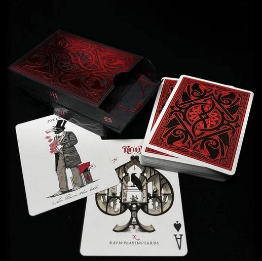 Premium RAVN X Playing Cards by Stockholm17 - Luxury Deck for Magic Tricks, Cardistry & Collectors | Perfect for Card Games, Poker Nights & Gifts
