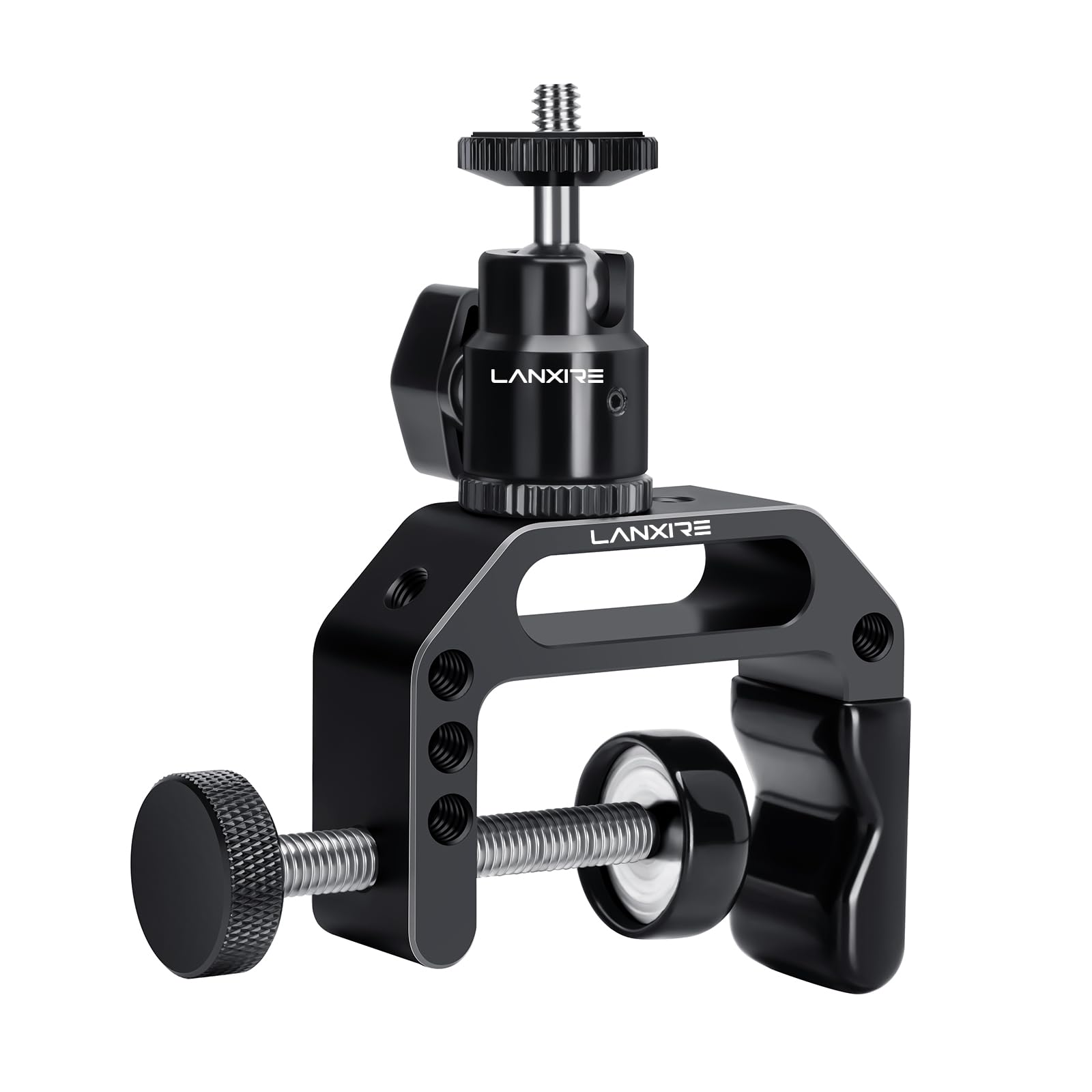 Heavy Duty C Clamp Camera Mount with Mini Ball Head - 1/4