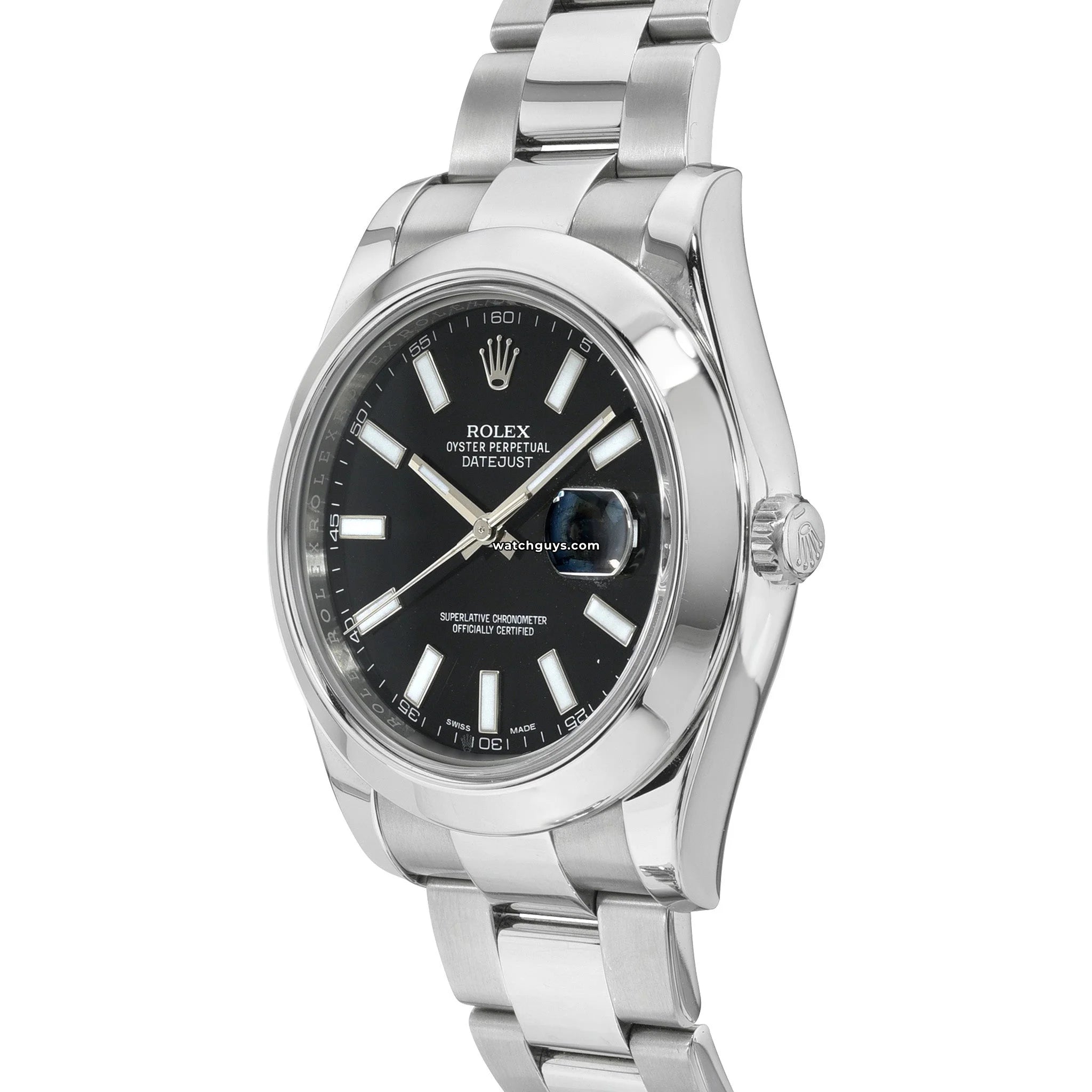 Rolex Datejust 116300 Men's Watch - Black Dial, Oyster Bracelet, Stainless Steel - Perfect for Business, Formal Events & Luxury Gift Giving