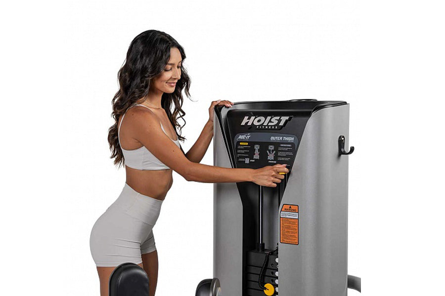 Hoist ROC IT Outer Thigh Machine (RS 2407) - Premium Gym Equipment for Leg Workouts, Home & Commercial Use - Strengthen & Tone Thigh Muscles for Fitness Enthusiasts