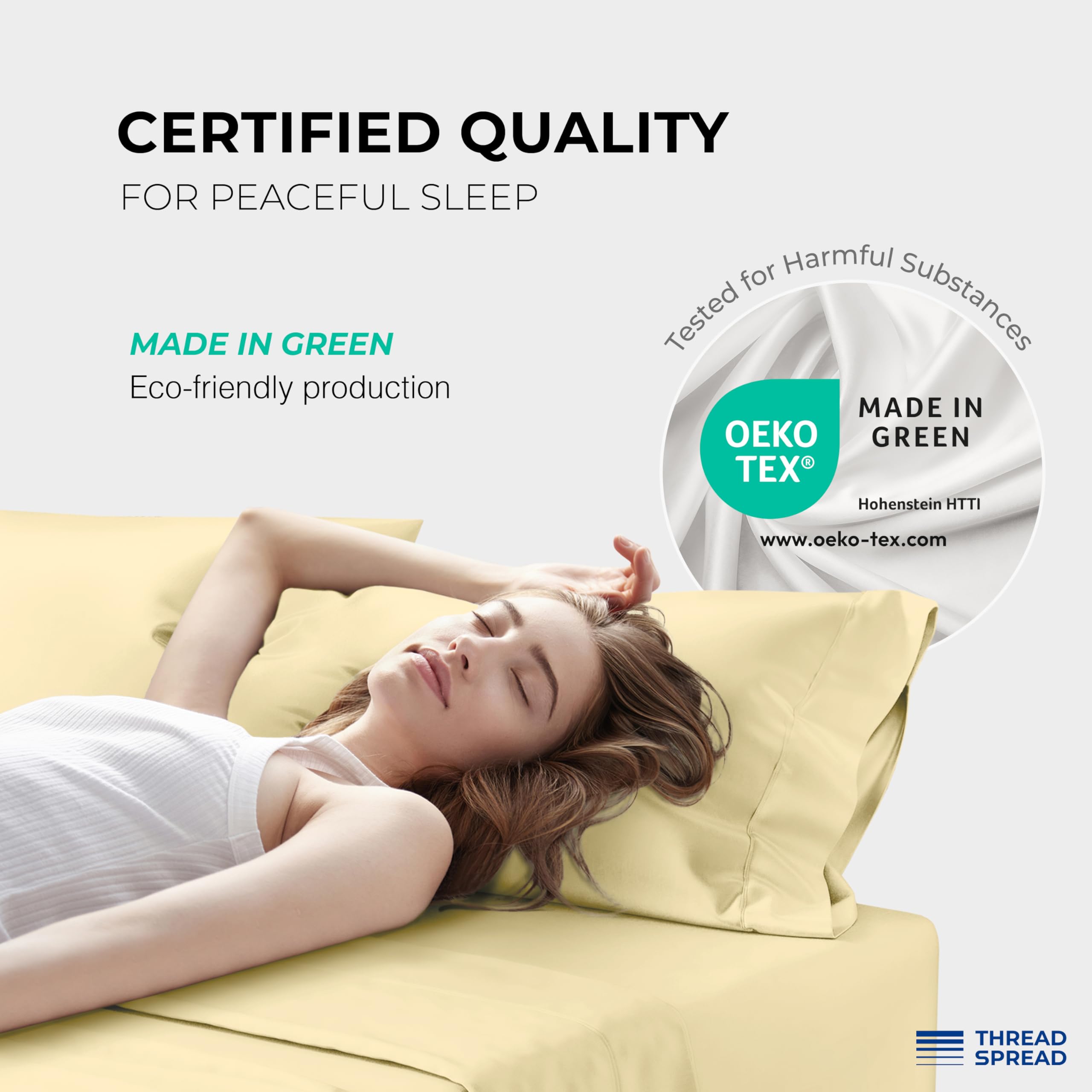 Premium 100% Egyptian Cotton Queen Sheet Set - 1200 Thread Count Sateen Weave Luxury Bedding, 4-Piece Deep Pocket (17