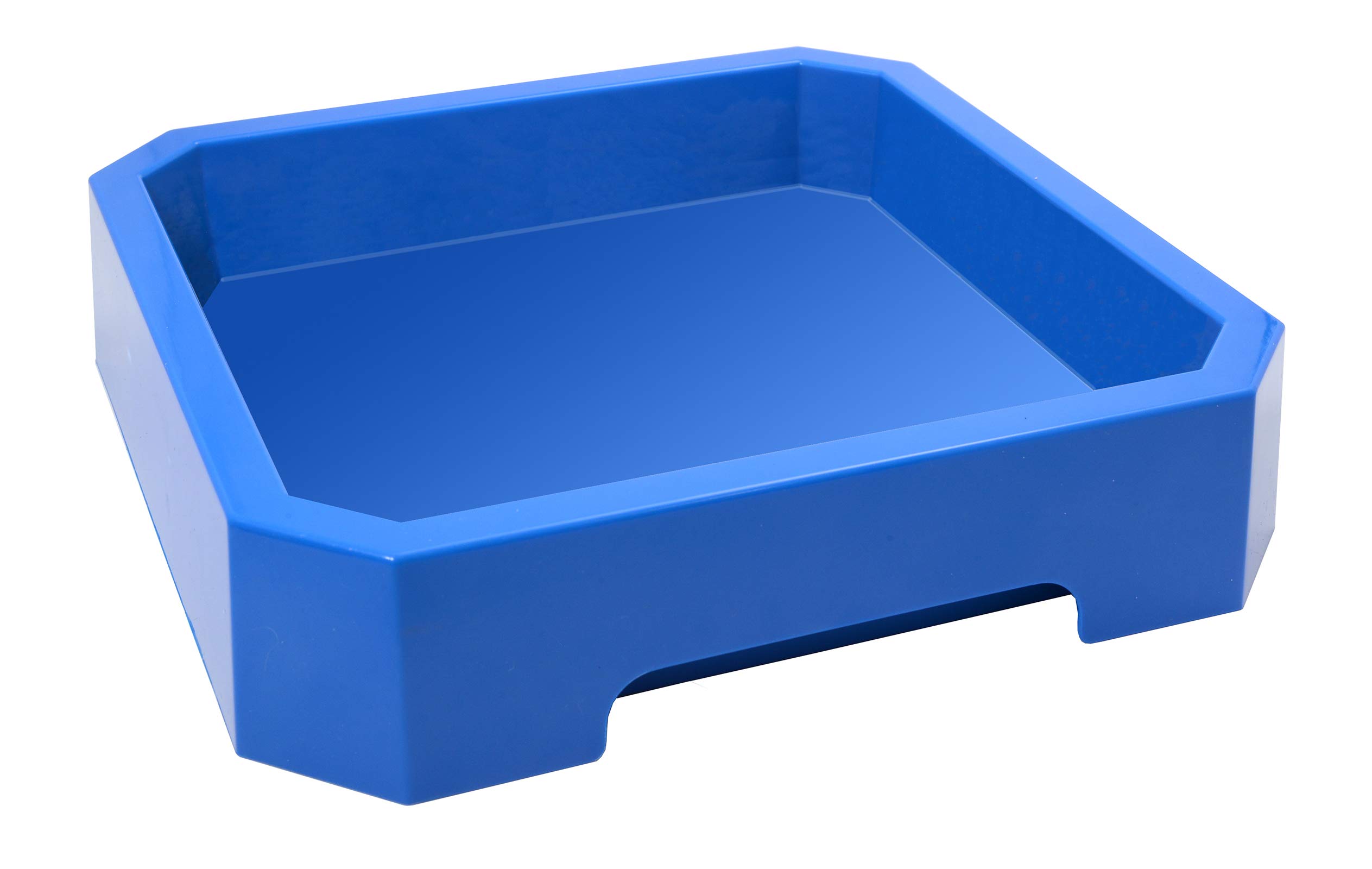 Relevant Play Portable Kids Play Tray for Sand, Dough & Toys - Blue | Non-Slip Activity Tray for Toddler Sensory Play, Arts & Crafts, Mess-Free Snack Time | Perfect for Home, Preschool & Travel Use