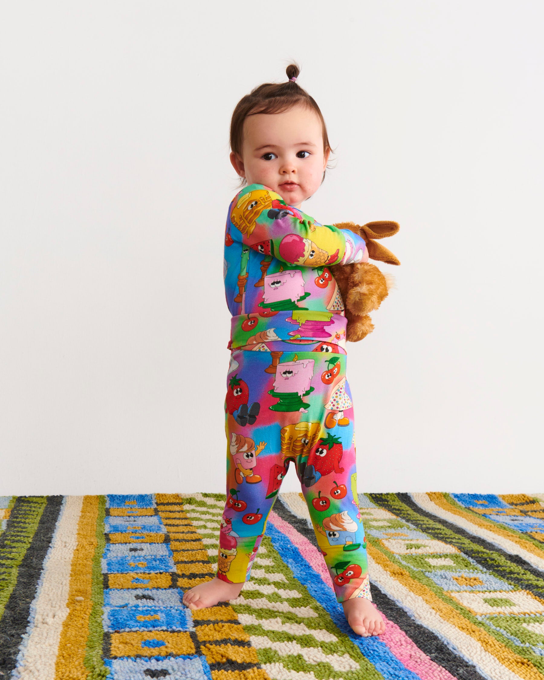 Just Dessert Organic Long Sleeve Romper for Baby Girls | Soft Cotton Jumpsuit | Perfect for Playdates & Photo Shoots