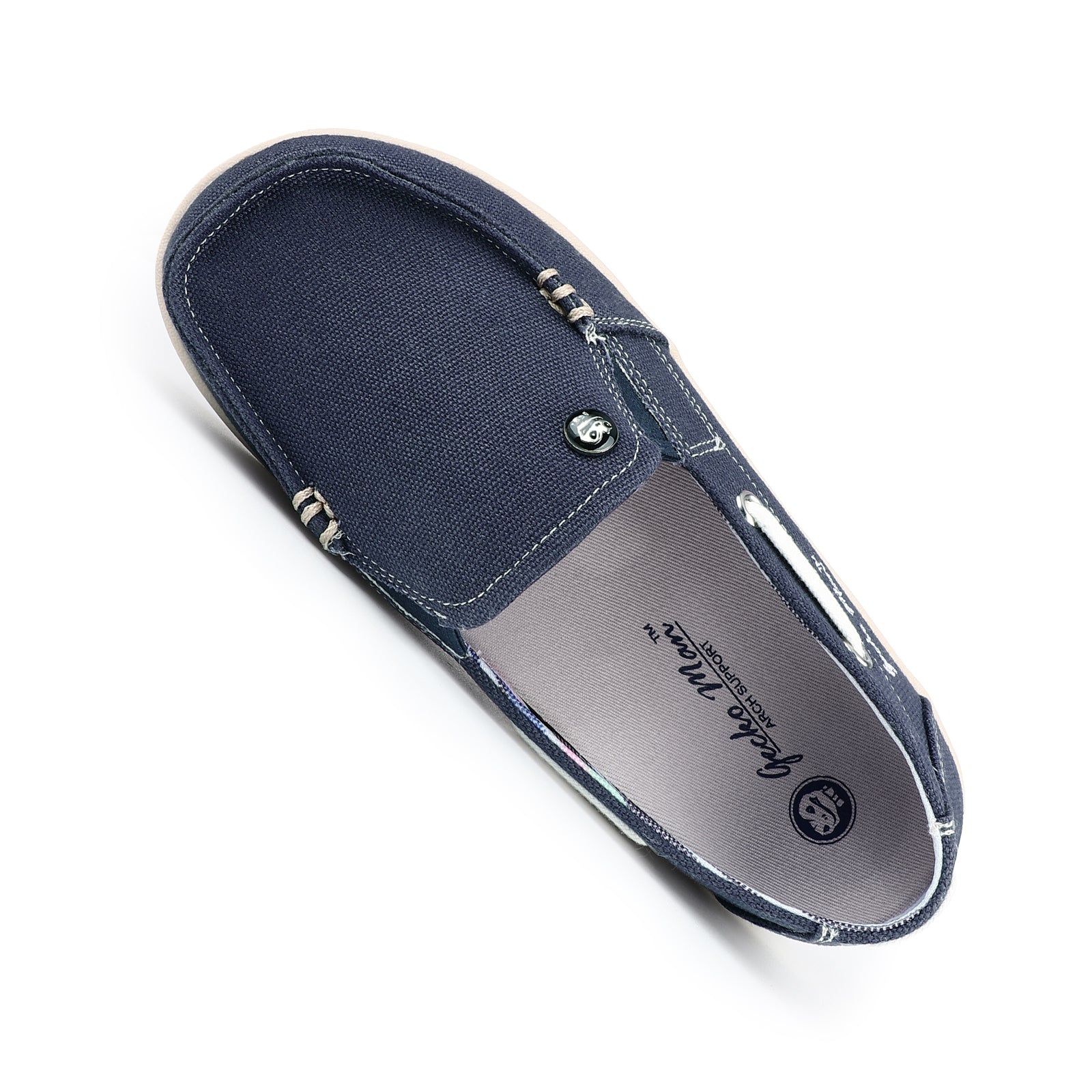 Women's Comfortable Canvas Loafer Shoes - Casual Slip-On Flats for Walking, Work & Travel - Breathable & Lightweight Everyday Shoes