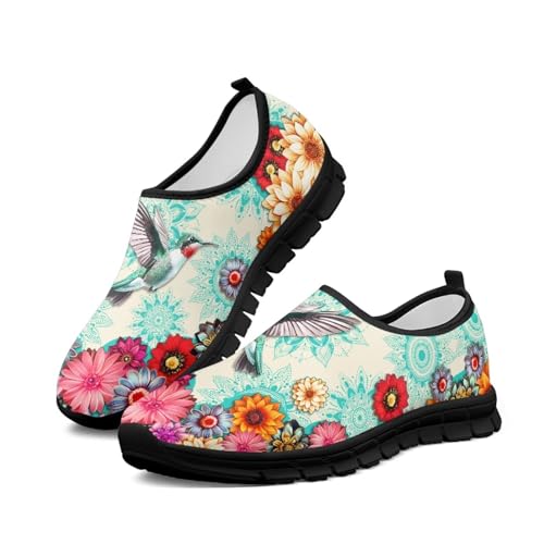 Hummingbird Ethnic Floral