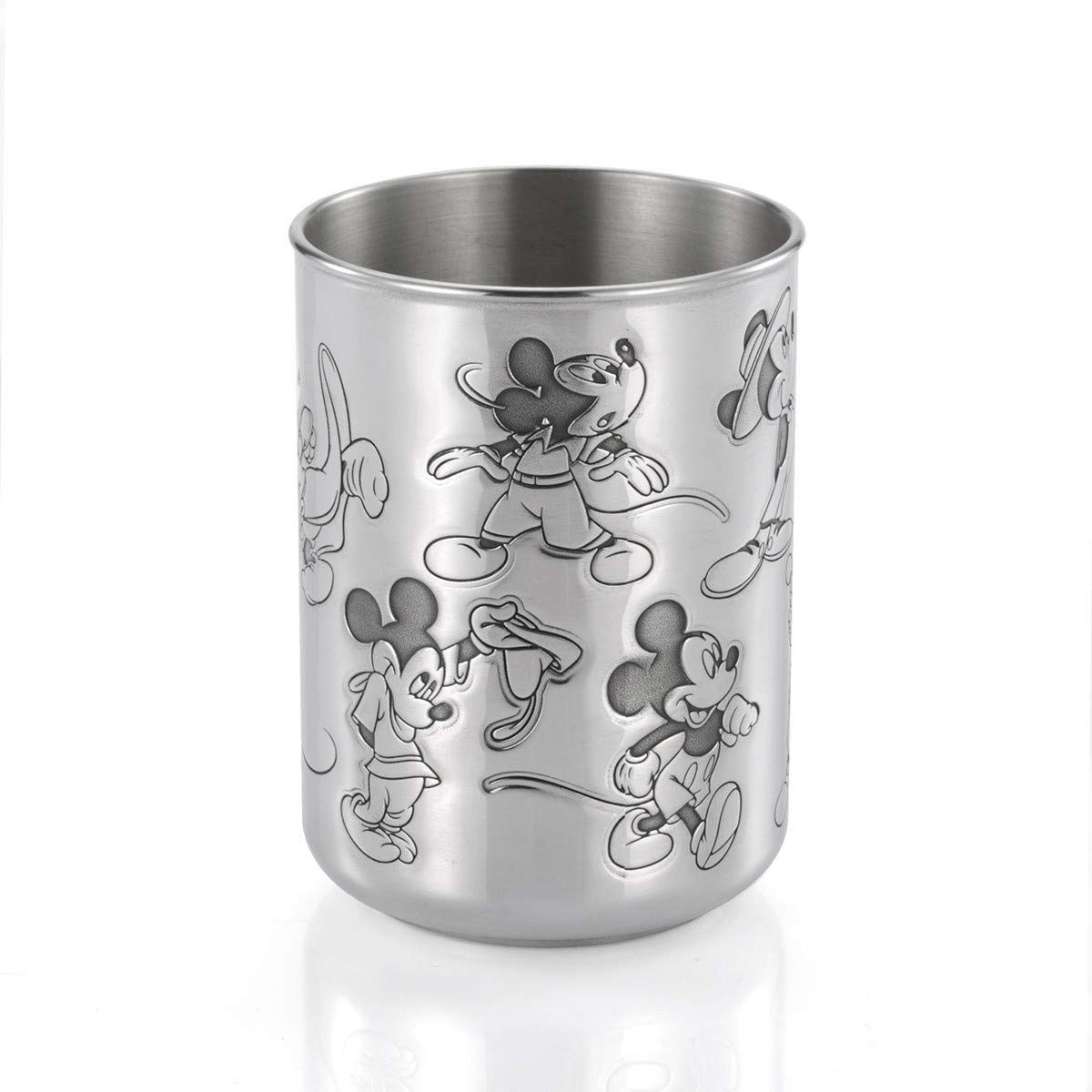 Royal Selangor Handcrafted Pewter Mickey Through The Ages Tumbler - 90th Anniversary Limited Edition Gift for Disney Fans, Collectors & Coffee Lovers - Perfect for Home, Office & Disney-Themed Parties