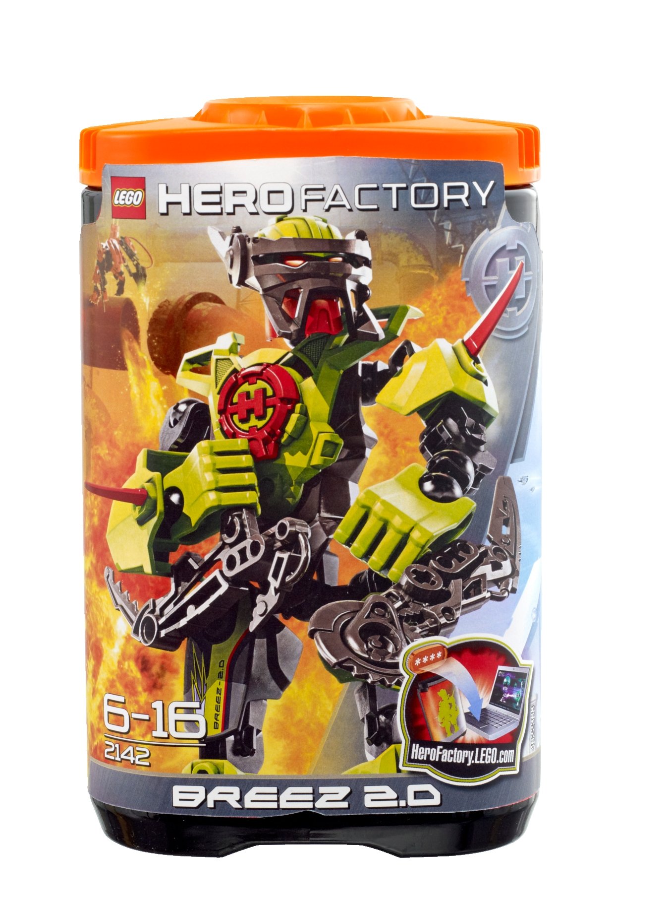 LEGO Hero Factory Breez 2.0 Building Set 2142 - Action Figure Construction Toy for Kids & Collectors | Creative Play, STEM Learning, and Gift Ideas