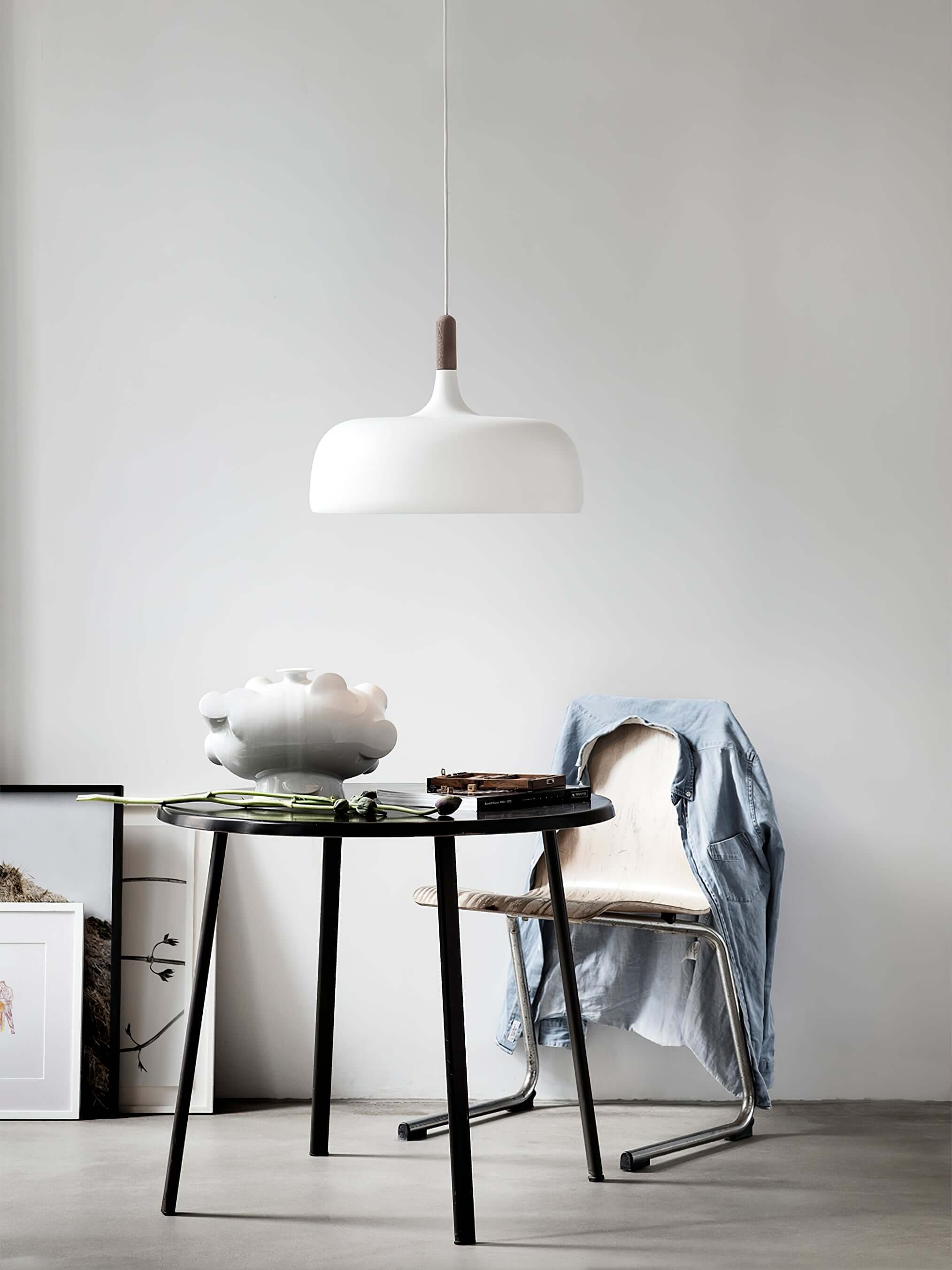 Stylish Acorn Pendant Light Fixture - Modern Hanging Ceiling Lamp for Kitchen Island, Dining Room & Bedroom Decor