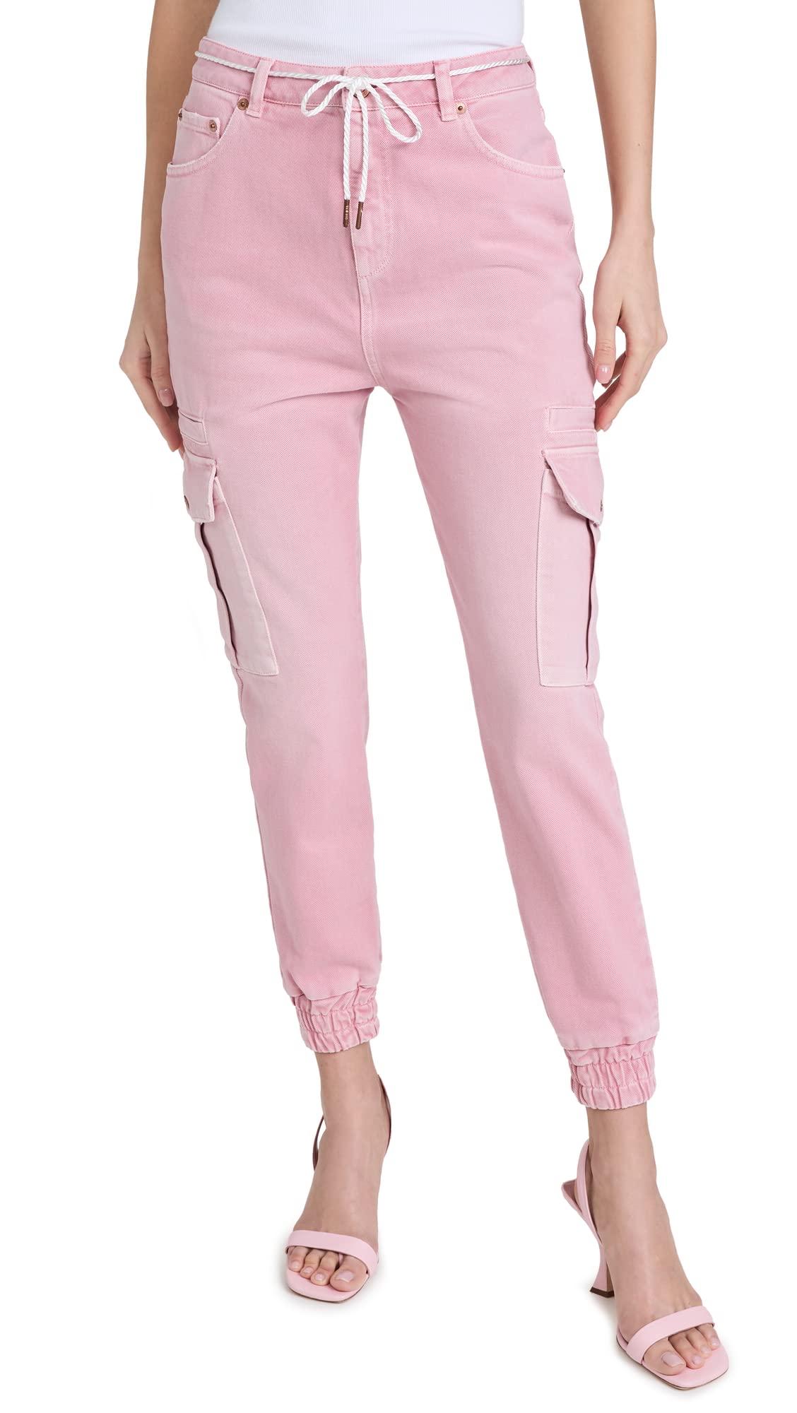 SER.O.YA Women's High Waisted Veronica Jean Joggers - Stretchy Slim Fit Casual Pants for Workout, Yoga, Running & Everyday Wear