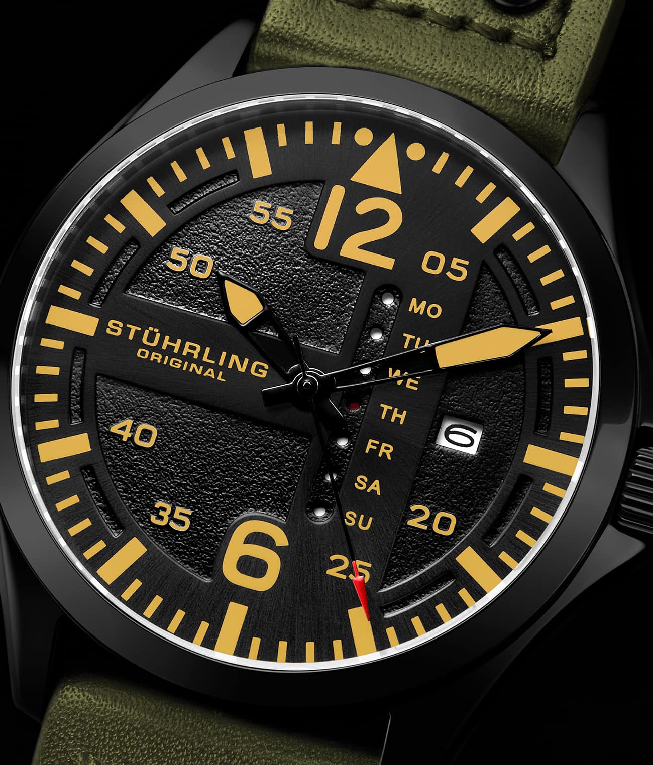 Aeronaut 3916 43mm Quartz Aviator Watch for Men - Stylish Pilot Chronograph for Aviation Enthusiasts & Everyday Wear