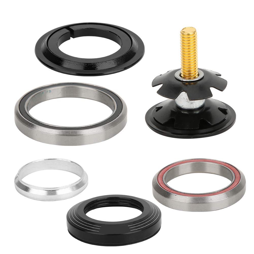Drfeify Aluminum Headset for 42mm-52mm Mountain Bike Forks | Tapered Straight Tube Headset Top Expander | Perfect for Mountain & Road Cycling Adventures