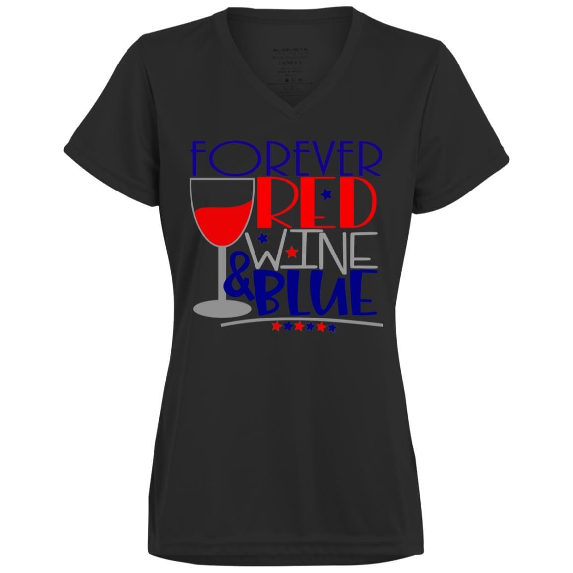 WineyBitches.Co Women's Moisture-Wicking T-Shirt - Breathable & Quick-Dry Activewear for Yoga, Running & Outdoor Activities