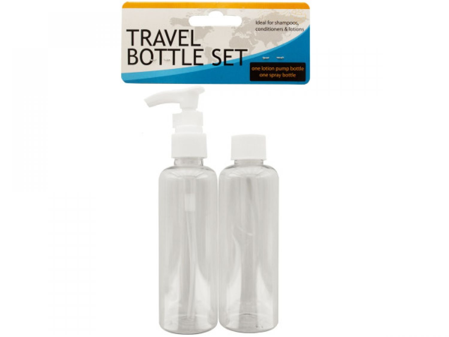 Bulk Travel Twist Top & Lotion Pump Bottle Set - 48 Pack | Leak-Proof Refillable Containers for Shampoo, Conditioner & Toiletries | Perfect for Air Travel, Gym & Vacation Essentials