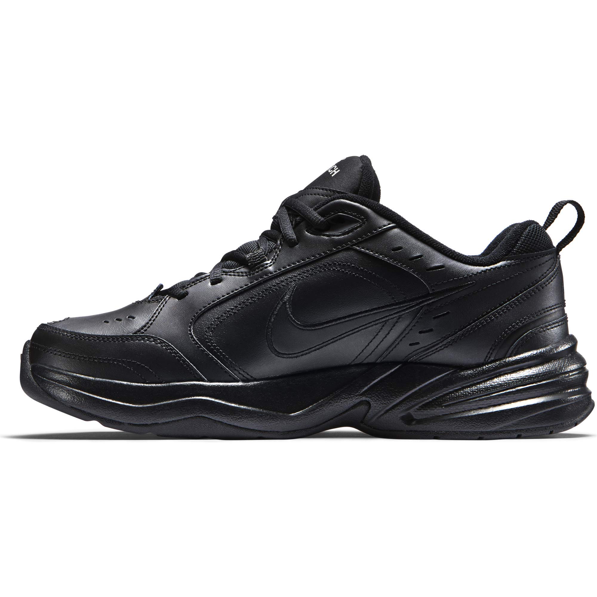 Nike Men's Air Monarch IV Running Shoes - Black/Black (415445 001) | Comfortable Athletic Sneakers for Walking, Gym & Casual Wear