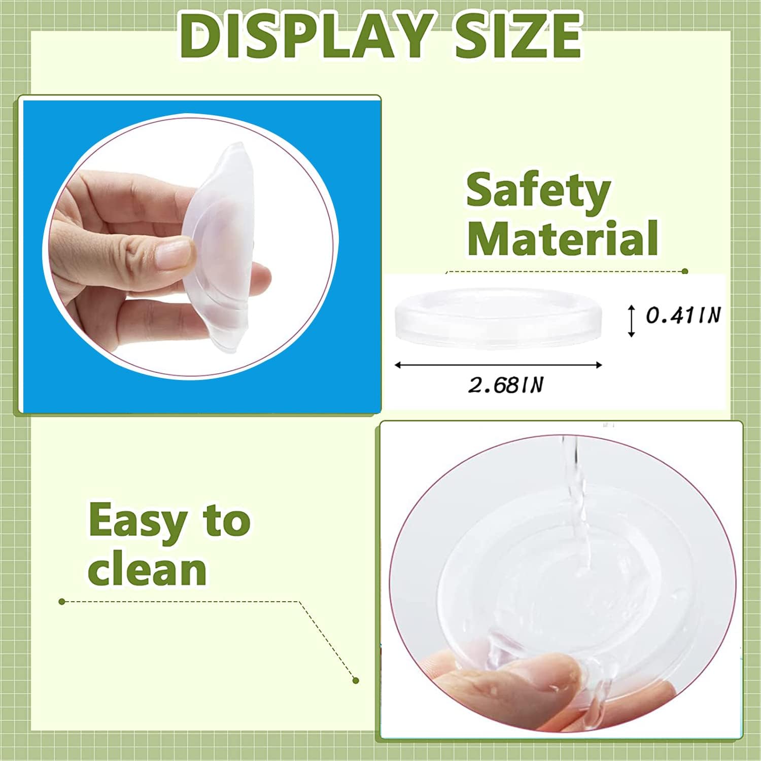 15PCS Clear Plastic Replacement Lids for Oui Yogurt Jars - Airtight Food Storage Covers for Glass Containers - Perfect for Meal Prep, Leftovers & DIY Crafts