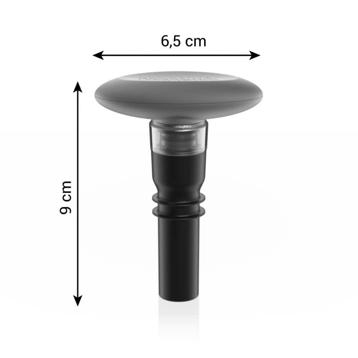 Tescoma Vacuum Wine Stopper with Pump - Preserve Wine Freshness for Days | Perfect for Red, White & Sparkling Wines at Home or Parties