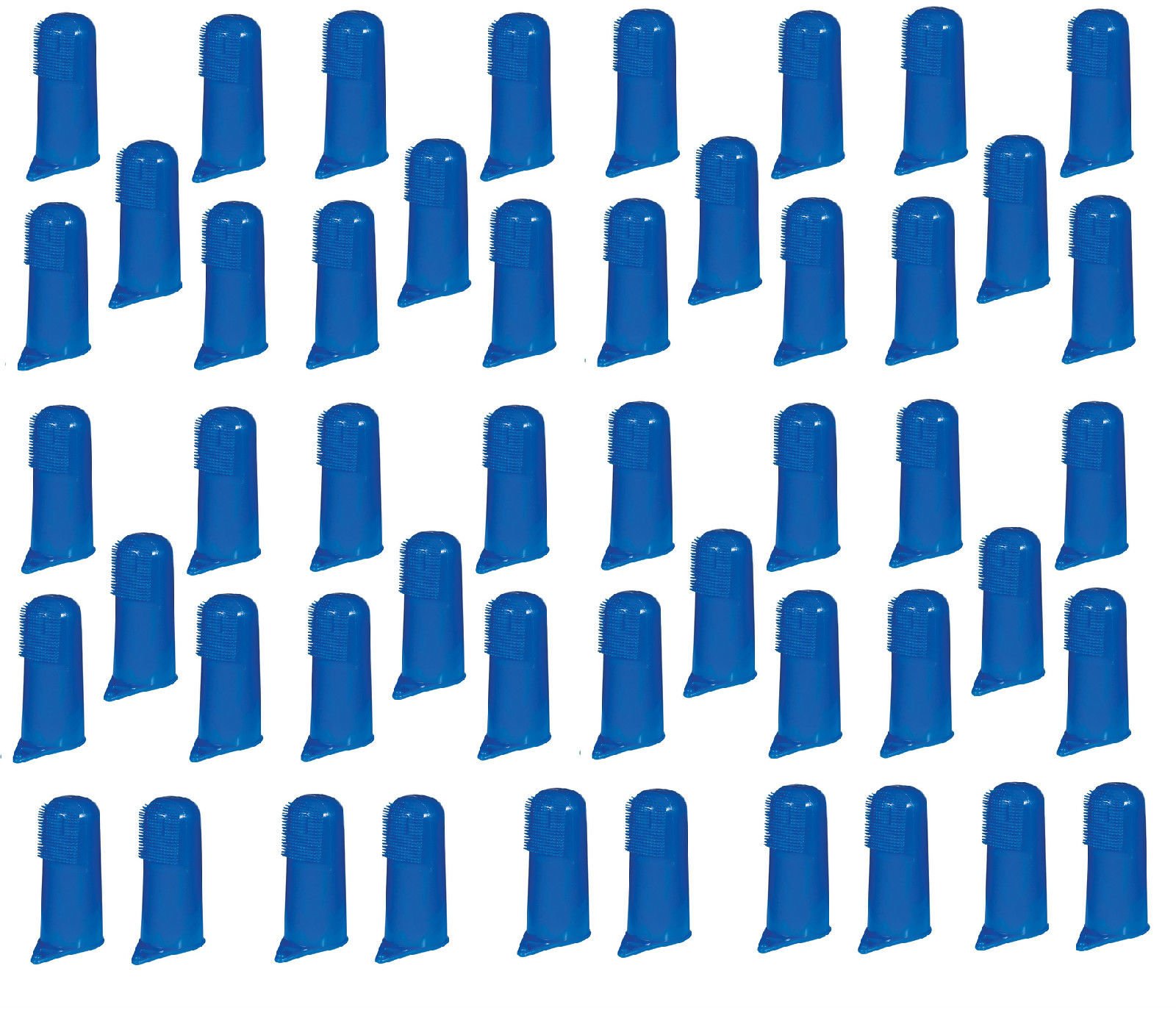 Dog & Cat Finger Toothbrush - 50 Pack for Pet Dental Care & Oral Hygiene - Gentle Teeth Cleaning for Puppies, Kittens & Adult Pets - Perfect for Home & Travel Use