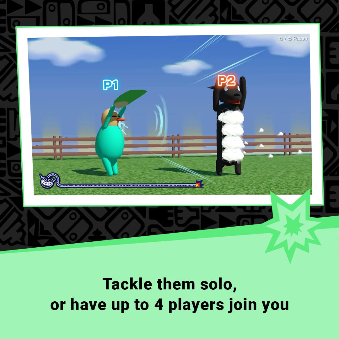 Nintendo Switch WarioWare: Move It! - Fast-Paced Party Game for Family & Friends - Perfect for Game Nights & Gatherings