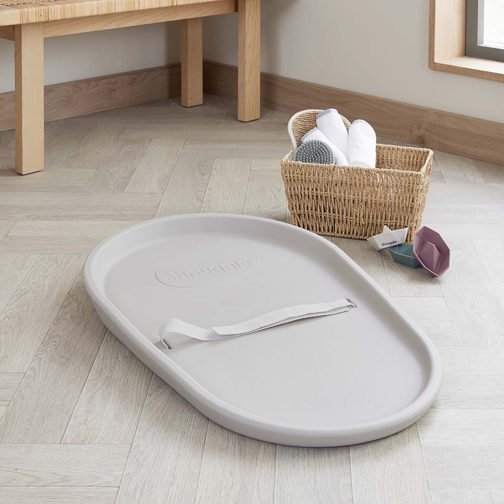 Shnuggle Baby Changing Essentials Kit - Waterproof Changing Pad, Odor-Controlling Diaper Pail & 90-Day Supply of Premium Bag Liners | Perfect for Nursery, Daycare & Travel | Newborn to Toddler Essentials