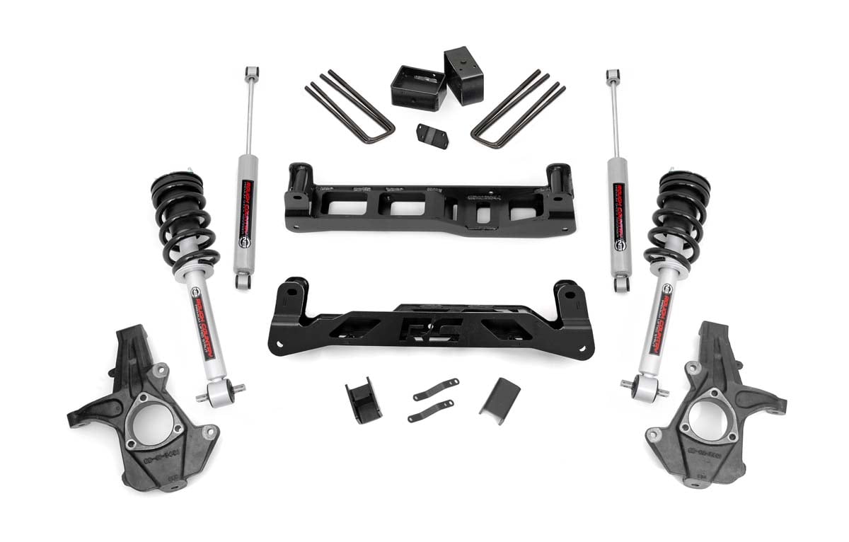5 Inch Lift Kit for Chevy/GMC 1500 2WD (2007-2013) - Heavy Duty N3 Struts | Off-Road Suspension Upgrade | Part# 26131 | Perfect for Truck Customization & Trail Adventures