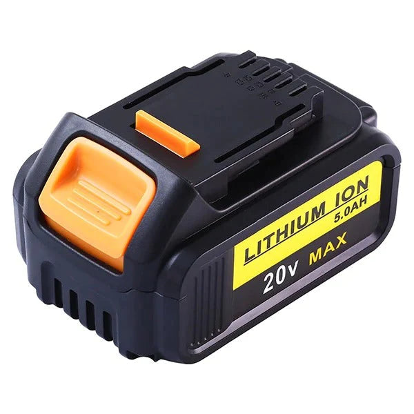 DEWALT 20V MAX 5.0Ah Lithium-Ion Battery Pack (DW2050) - Compatible with DEWALT 20V Power Tools - Perfect for Drilling, Sawing & Construction Work