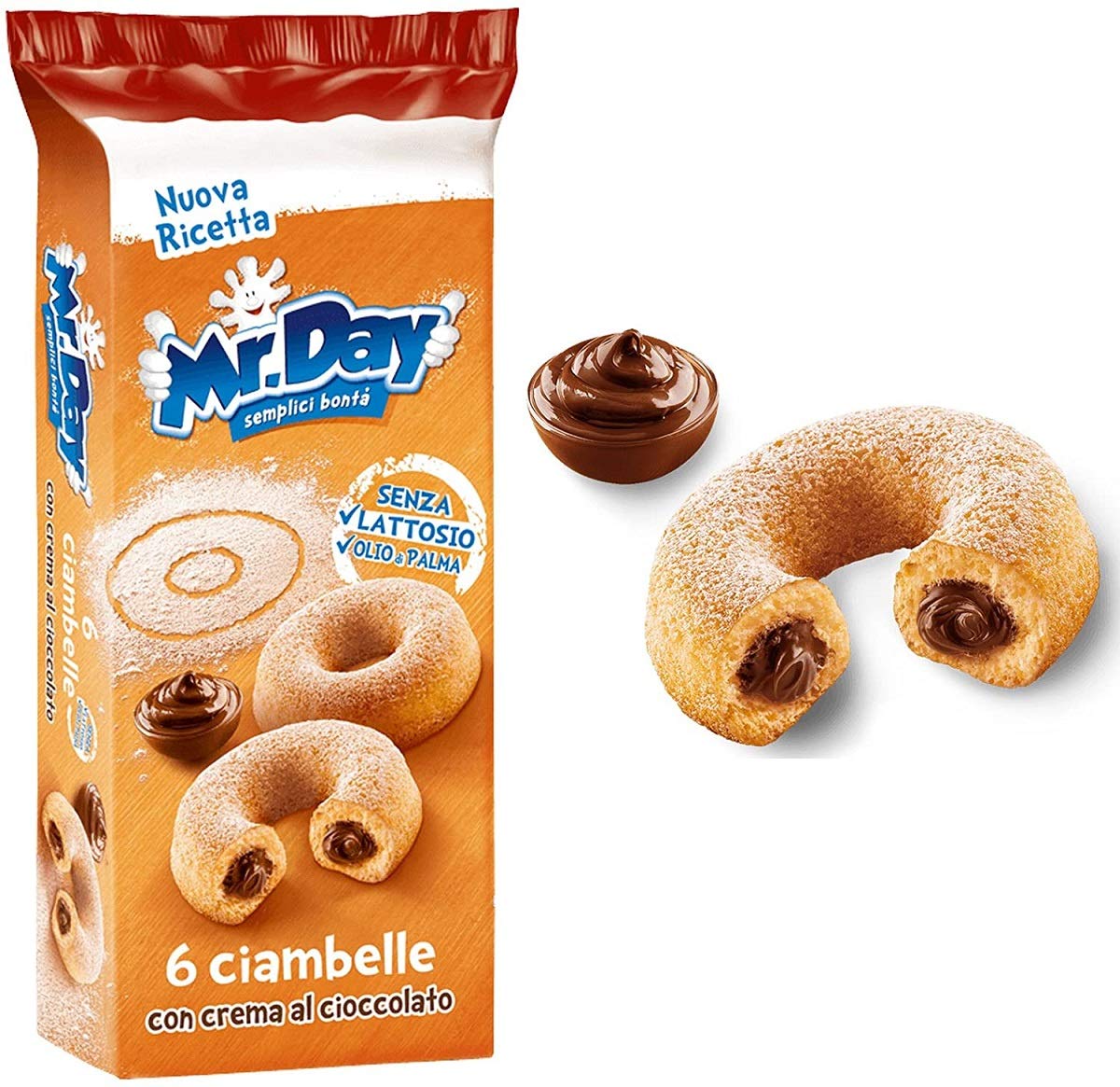 Vicenzi Chocolate Cream Donuts 288g - Sweet Snacks for Breakfast & Tea Time