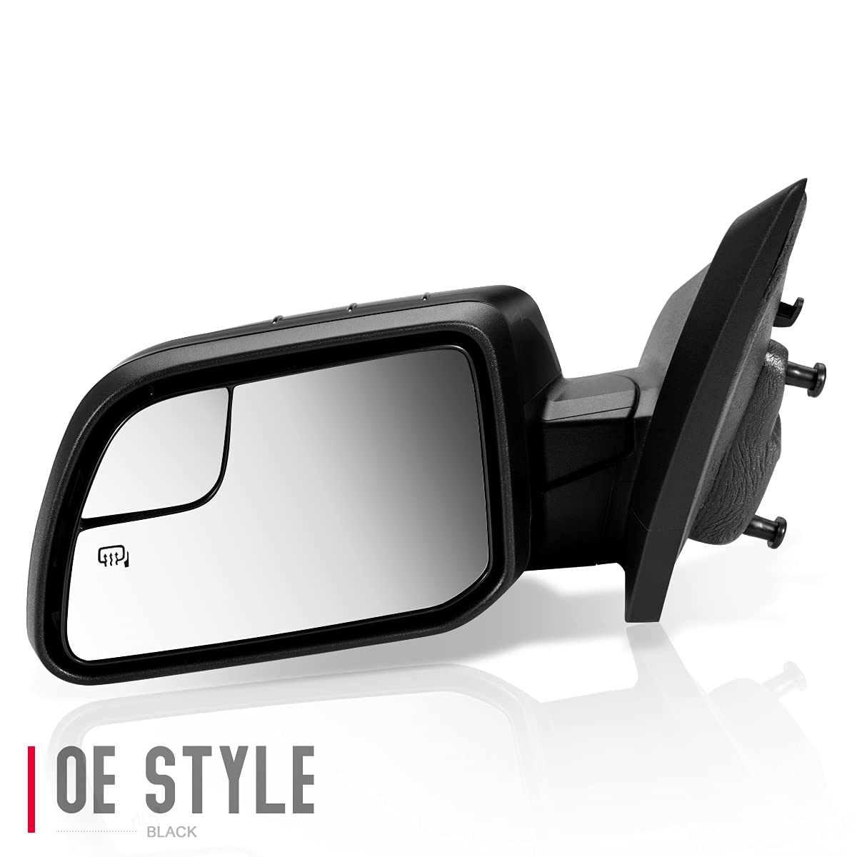 Auto Dynasty FO1320456 Left Side Mirror - Manual Folding, Power Adjust, Heated Glass with Memory & Blind Spot Detection for 2011-2014 Ford Edge - Perfect for Winter Driving and Enhanced Safety