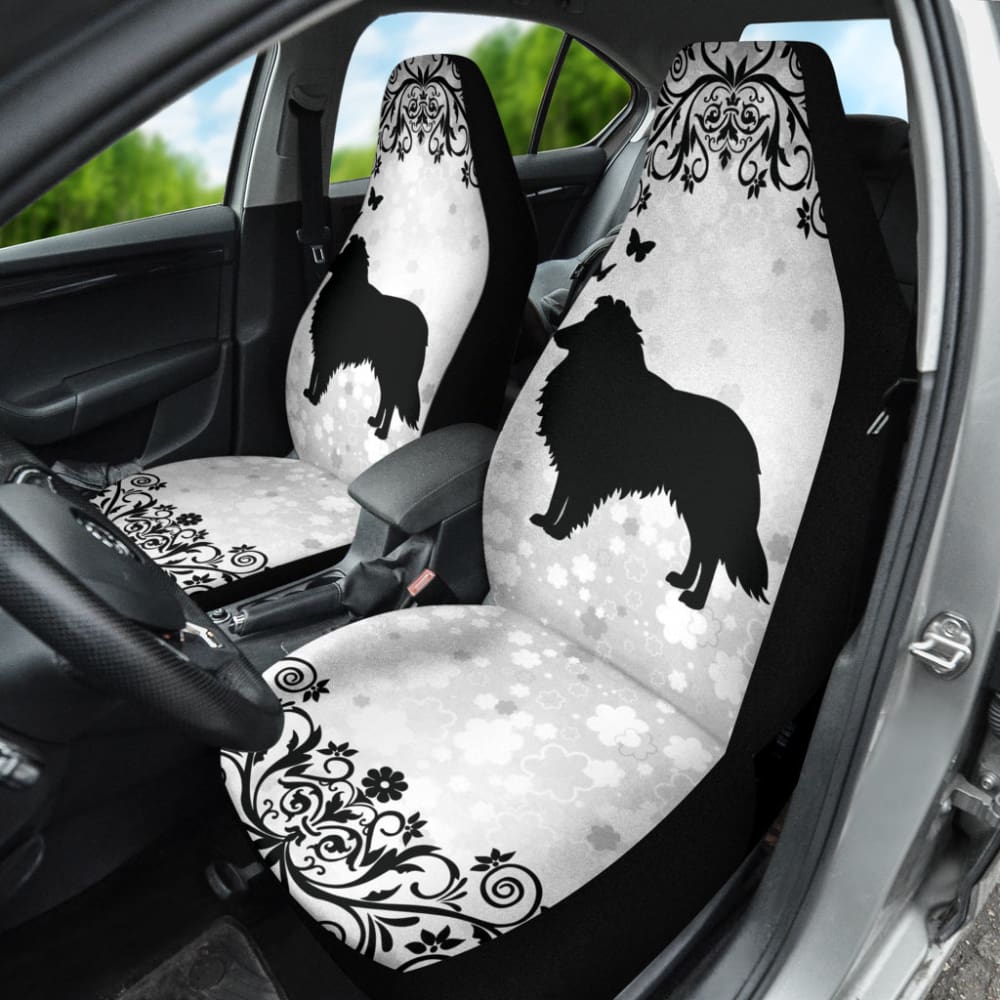 Premium Shetland Sheepdog Print Custom Car Seat Covers - Waterproof & Non-Slip Pet-Friendly Design for Cars, SUVs, and Trucks | Perfect for Dog Lovers, Pet Owners, and Travel Enthusiasts