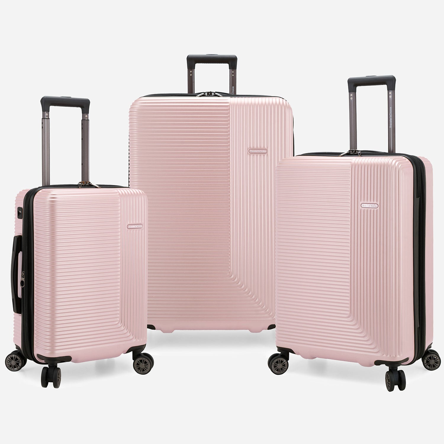 Ember 3-Piece Lightweight Luggage Set with Spinner Wheels - Perfect for International Travel & Business Trips