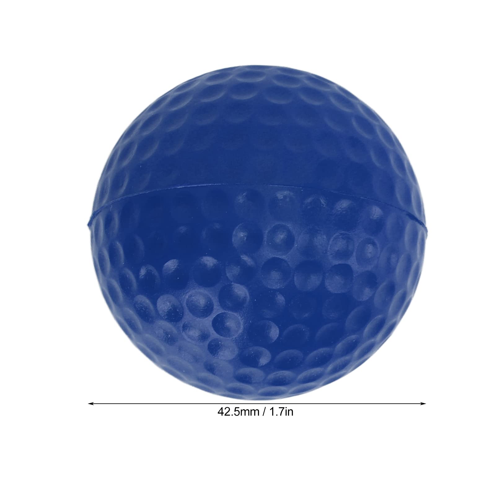 OUKENS 42.5mm PU Foam Golf Practice Balls - 6 Pack Durable Indoor/Outdoor Training Balls for Driving Range, Backyard, and Sports Fitness | High Flexibility Flight Golf Balls for Beginners & Professionals