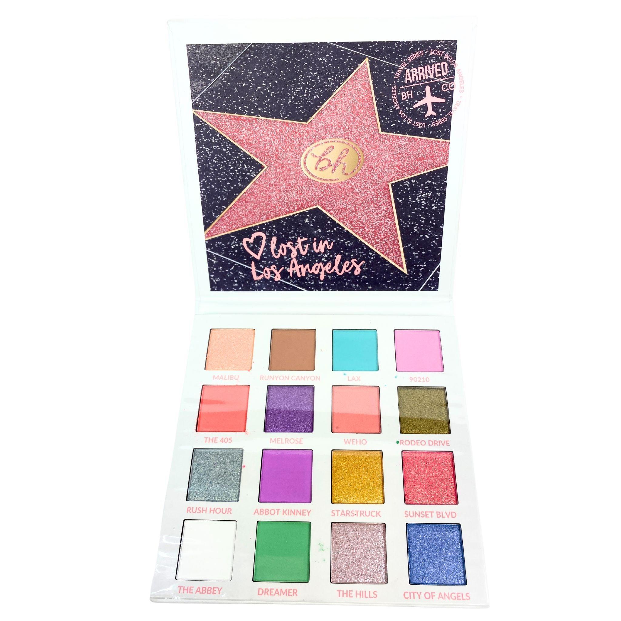 BH Cosmetics Los Angeles 16-Color Eyeshadow Palette - 36 Pcs Lot | Highly Pigmented Makeup Palette for Professional & Everyday Use | Perfect for Parties, Weddings & Special Occasions