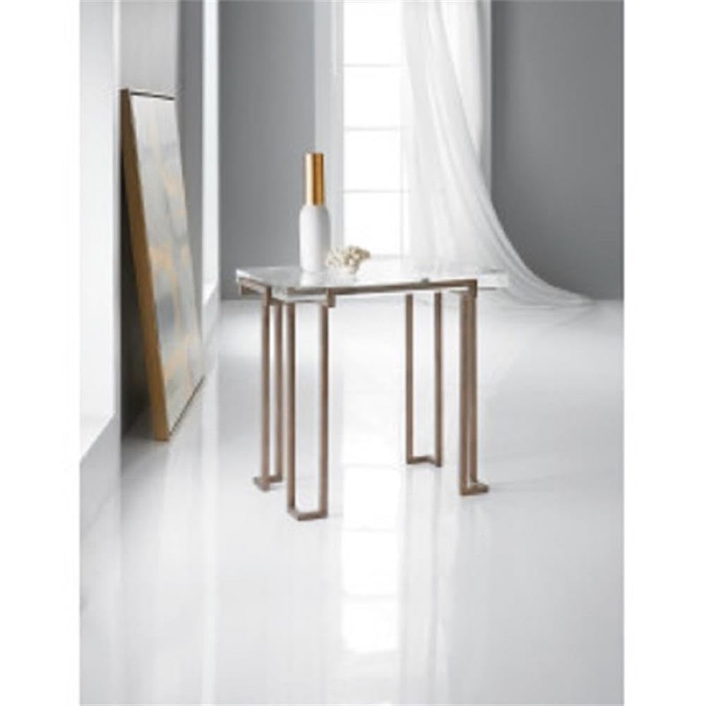 Hooker Furniture Melange Grove End Table - Stylish Living Room Side Table for Coffee, Books & Decor - Perfect for Small Spaces & Modern Home Decor