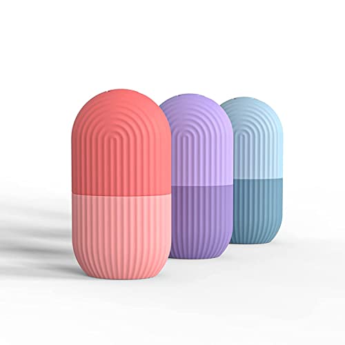 Ice Roller for Face, Neck & Body - Reduce Puffy Eyes, Acne & Blemishes | Portable & Durable Facial Massager for Glowing Skin | Perfect for Post-Workout Recovery & Morning Skincare Routine