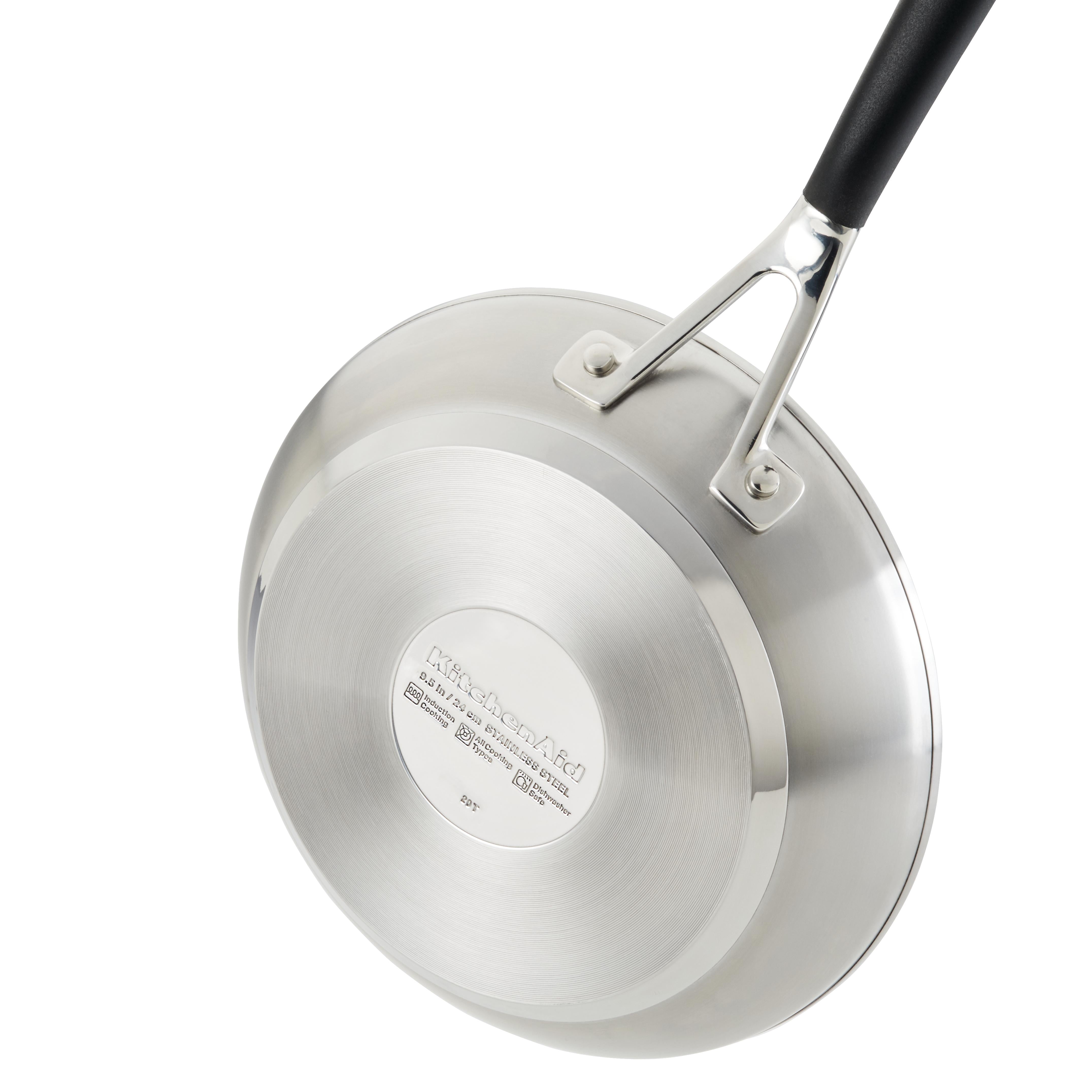 Premium 10-Piece Stainless Steel Cookware Set - Nonstick Pots & Pans with Glass Lids - Perfect for Gas, Electric & Induction Stovetops - Ideal for Home Cooking, Professional Kitchens & Gifting