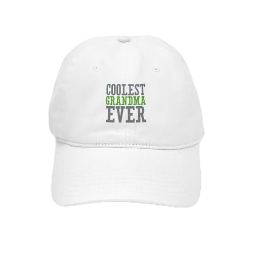 White - Coolest Grandma Cap