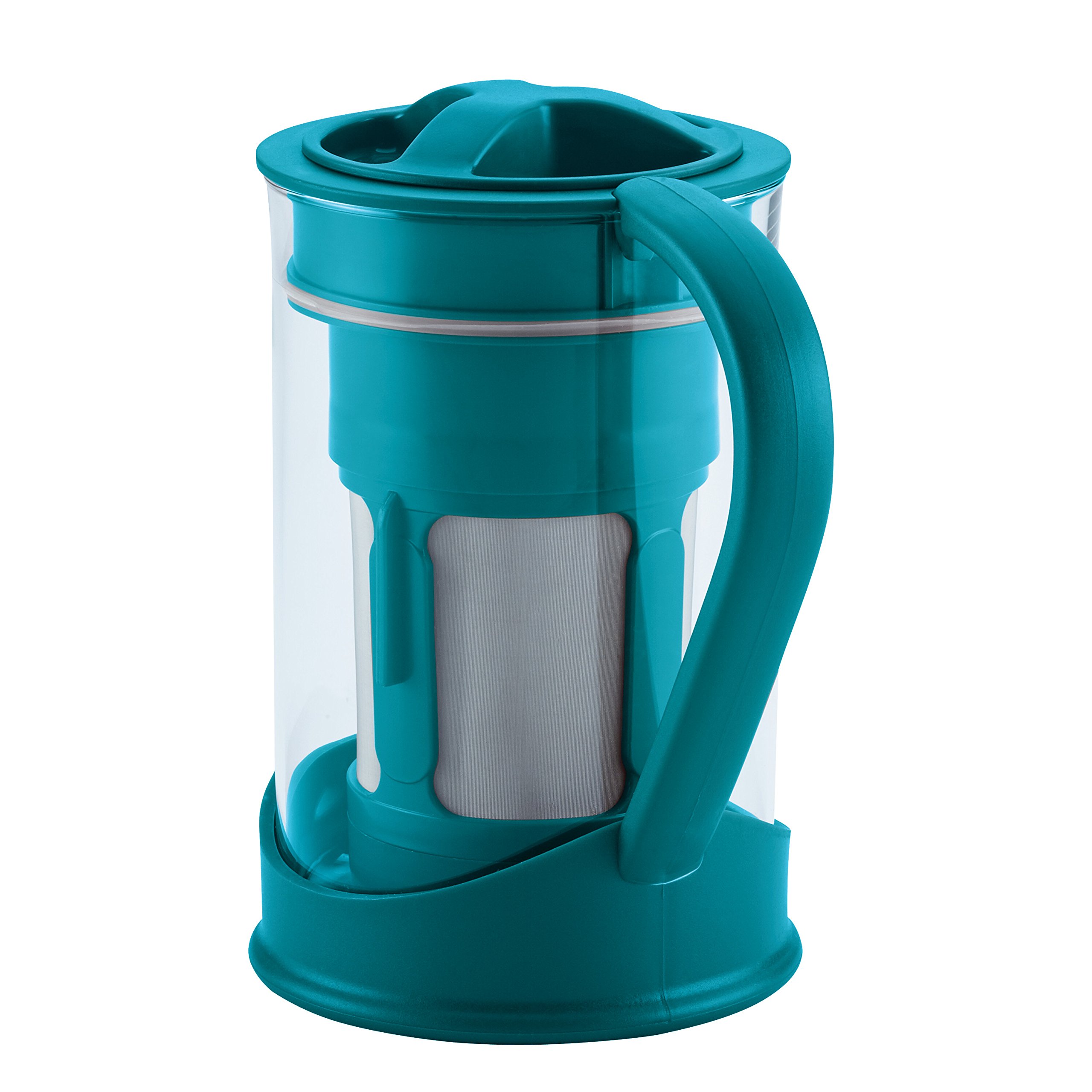 BonJour Cold Brew Coffee Maker with Glass Carafe - Iced Coffee Maker for Smooth & Rich Flavor - Perfect for Home, Office & Outdoor Use