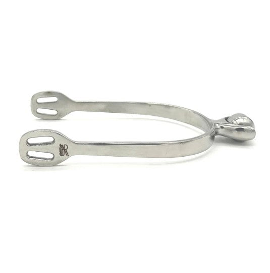 AJR Stainless Steel Roller Ball Spur Vertical - Durable Metal Spur for Equestrian Riding & Horse Training - Perfect for Western, English & Dressage Riding