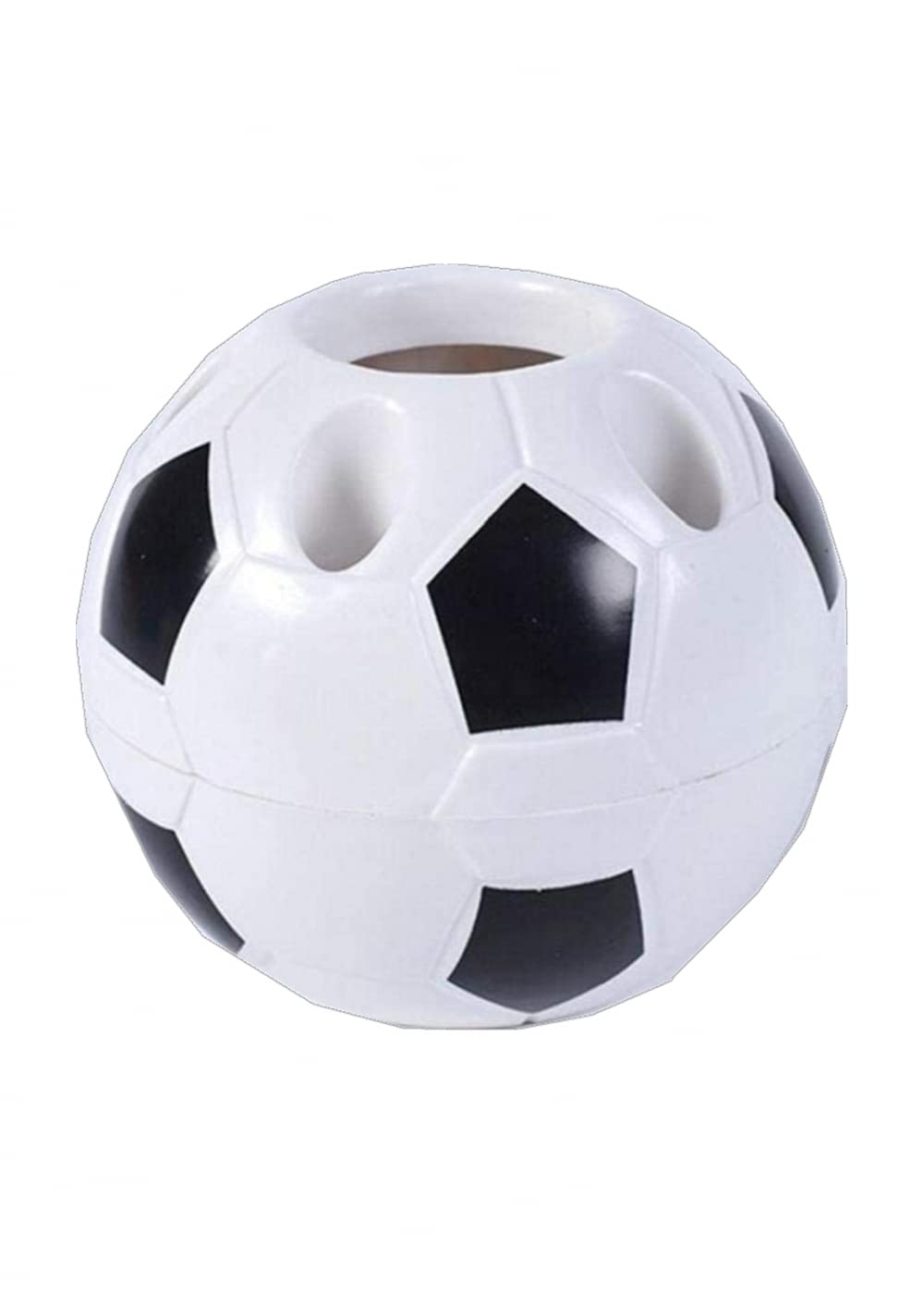 Football-Shaped Toothbrush & Pen Holder - Multifunctional Cosmetic Brush Organizer for Home, Office, Bedroom Decor & School Supplies | Perfect for Sports Fans & Dorm Room Organization