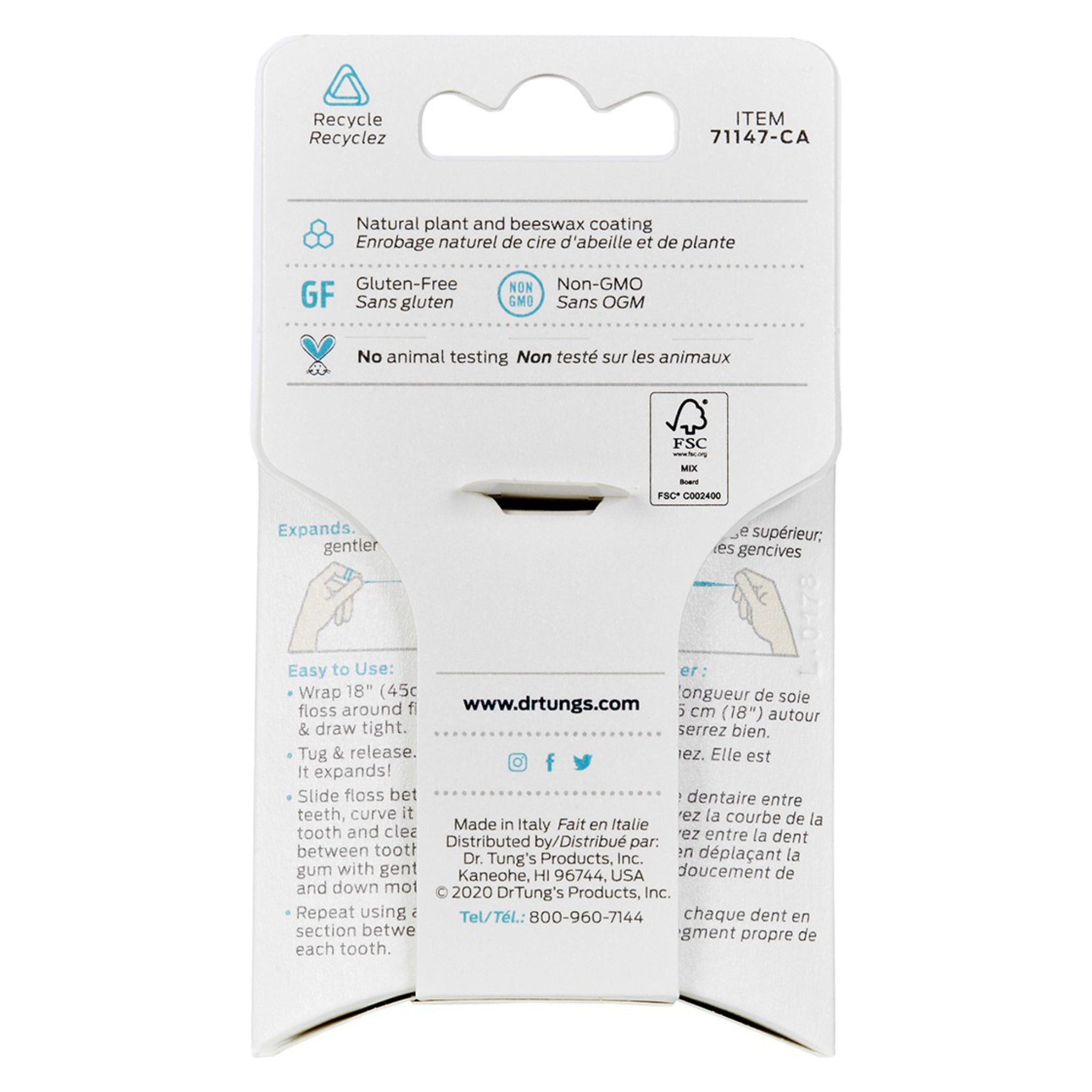 Smart Dental Floss - Mint Flavored, 50 Yards, Waxed for Easy Glide | Gentle on Gums, Effective Plaque Removal | Perfect for Travel, Home & Office Oral Care