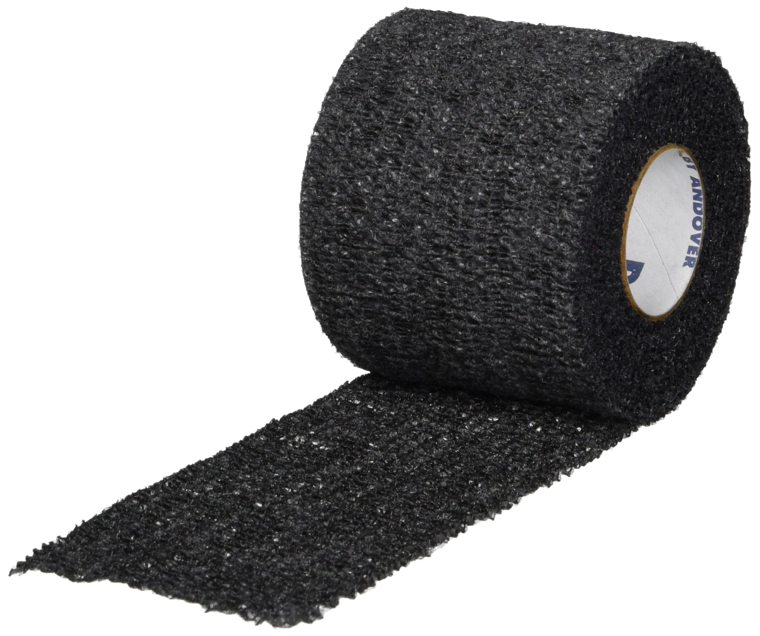 Andover PowerFAST Flexible Adhesive Stretch Tape - 2 Inch x 5 Yard, Black, 24 Rolls per Case - Heavy Duty Repair Tape for Packaging, Sealing, Bundling & DIY Projects