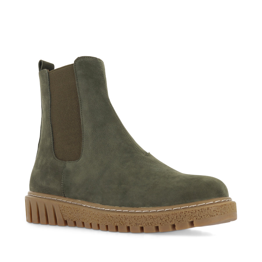 ANTARCTICA HAKI NUBUCK Leather Shoes - Premium Men's Casual Boots for Outdoor & Daily Wear - Waterproof & Comfortable Footwear for Hiking, Work, and Urban Style