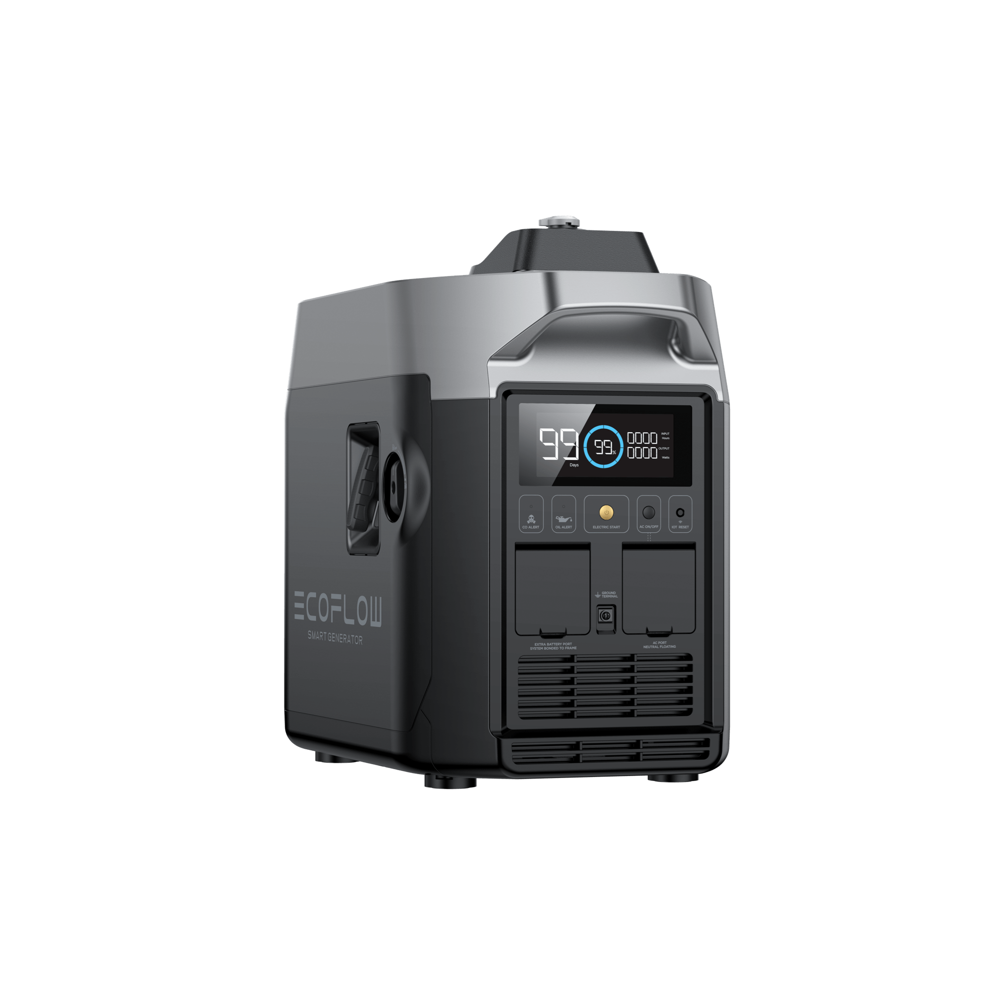 EcoFlow Smart Generator - Portable Power Station for Camping, RV, Emergency Backup & Off-Grid Living | Quiet, Efficient & Eco-Friendly Energy Solution