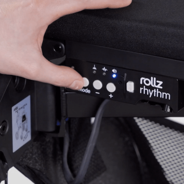 Rollz Motion Rhythm Rollator for Parkinson's - Lightweight Mobility Walker with Seat & Storage - Ideal for Seniors & Elderly Care at Home or Outdoors