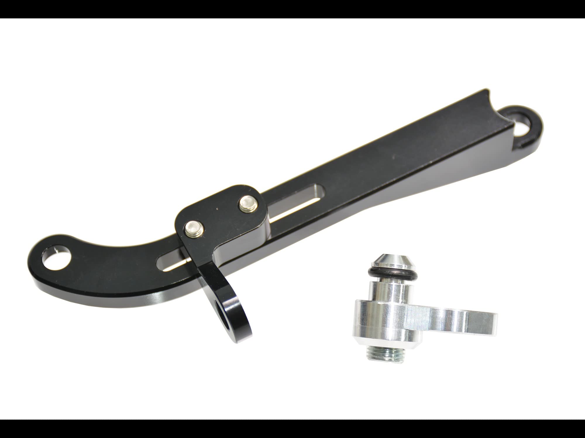 LSA Billet Throttle Cable Bracket for Lokar Throttle Cable - High Performance Aluminum Bracket for Smooth Throttle Response - Perfect for Hot Rods, Muscle Cars & Custom Builds