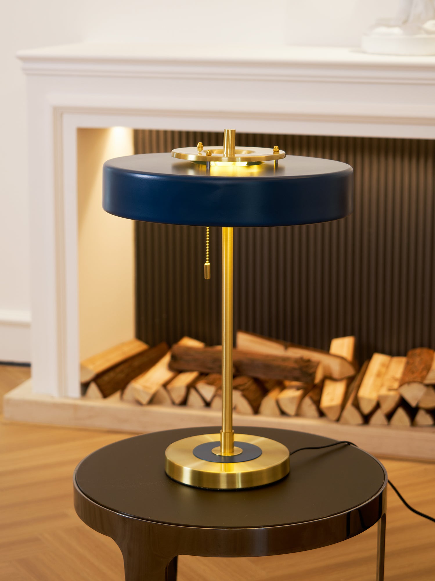 Revolve Table Lamp - Modern LED Nightstand Light with Adjustable Brightness for Bedroom, Living Room & Office