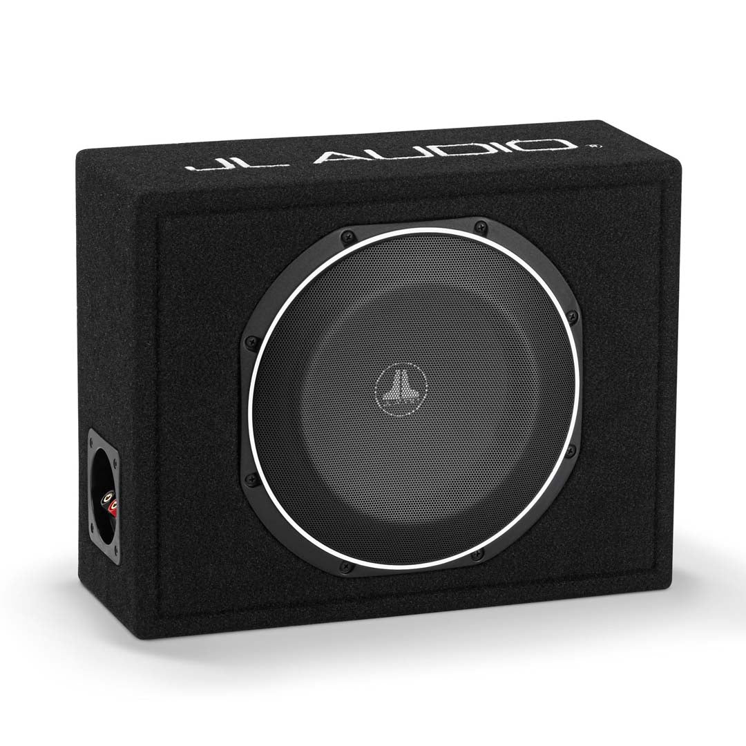 JL Audio CS110LG TW1 2 Loaded 10-Inch 2 Ohm Subwoofer with Sealed Enclosure - 300W RMS Power for Car Audio & Home Theater Bass Enhancement