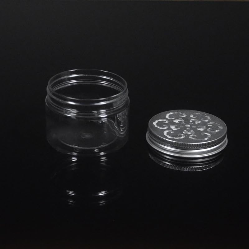 12-Piece Set of 3 Style Solid Perfume & Aroma Diffuser Empty Jars - 80ml (2.7oz) Round Containers with Hollow Screw Lids - Perfect for DIY Aromatherapy, Essential Oils, Wax Melts & Home Fragrance Storage (Great for Bathroom, Bedroom, Office & Car Use)